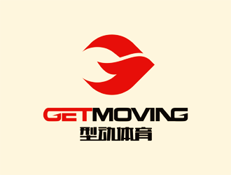譚家強的GETMOVING 型動體育logo設(shè)計
