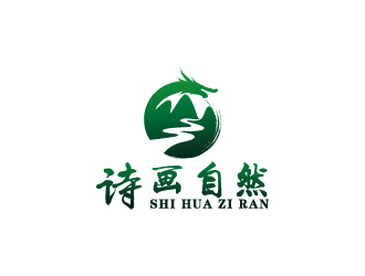 周金進(jìn)的詩(shī)畫自然logo設(shè)計(jì)