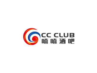 周金進的嘻嘻酒吧，，，英文用CC CLUBlogo設(shè)計