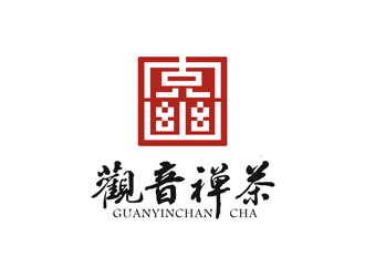 鄭國(guó)麟的觀音禪茶茶館logo設(shè)計(jì)