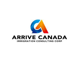 周金進的ARRIVE CANADA IMMIGRATION CONSULTING CORP.logo設(shè)計