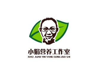 Ze的小娟瘦身營養(yǎng)工作室卡通標志logo設計