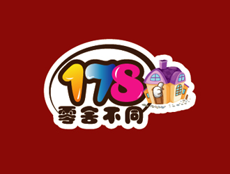178零舍不同-進口零食店logologo設(shè)計