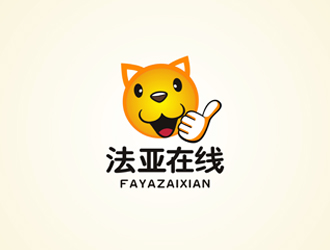 鄭國(guó)麟的法亞在線 學(xué)?？ㄍ╨ogo設(shè)計(jì)logo設(shè)計(jì)