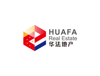 華法地產(chǎn) HUAFA Real Estate   法國投資，置業(yè)，安家一站式服務(wù)平臺logo設(shè)計
