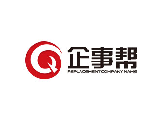 鐘炬的企事幫（qi shi bang）qishibang.net.cnlogo設(shè)計(jì)