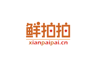 黃俊的鮮拍拍生鮮網(wǎng)購平臺標(biāo)志logo設(shè)計