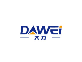 朱紅娟的DaWei字母LOGO設(shè)計，酷炫簡潔，有力量感l(wèi)ogo設(shè)計
