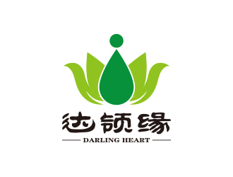 孫金澤的達(dá)領(lǐng)緣（英文：Darling Heart）茶葉商標(biāo)設(shè)計logo設(shè)計
