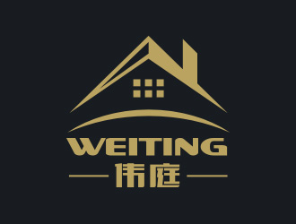 陳川的偉庭室內(nèi)裝飾裝修logo設計