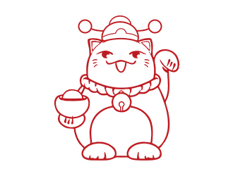 鄭錦尚的錫貓卡通人物標(biāo)志設(shè)計logo設(shè)計