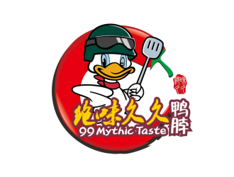 99 Mythic Taste(開小汽車的鴨子)logo設(shè)計(jì)