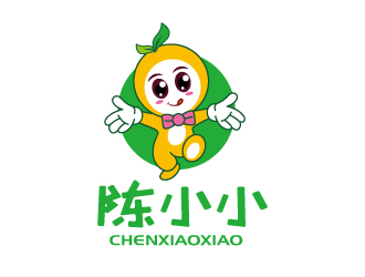 張俊的陳小小水果卡通logo設(shè)計logo設(shè)計