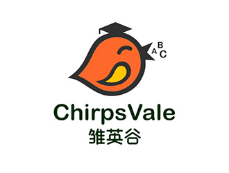 吳曉偉的雛英谷/ChirpsVale英語教育logo設(shè)計logo設(shè)計