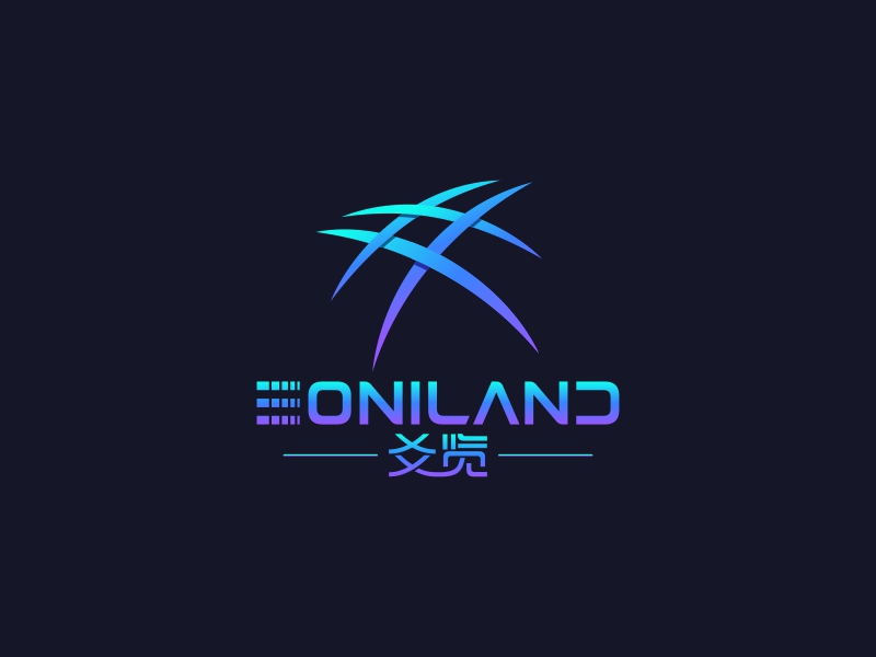 爻覽 EONILANDlogo設(shè)計(jì)