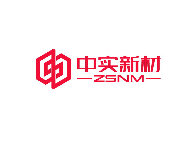 唐國強(qiáng)的ZSNM/中實新材/中實新材(北京)科技有限公司logo設(shè)計