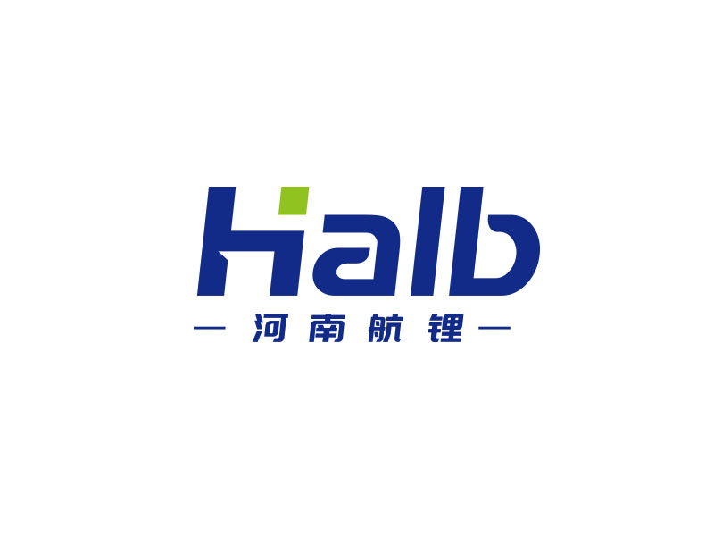 朱紅娟的logo名稱：halb，公司名稱：河南航鋰新能源科技有限公司logo設(shè)計