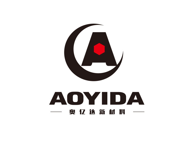 朱紅娟的奧億達新材料logo設(shè)計