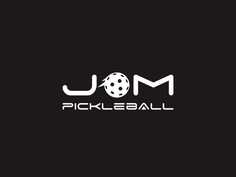 何嘉健的JOM PICKLEBALLlogo設(shè)計(jì)