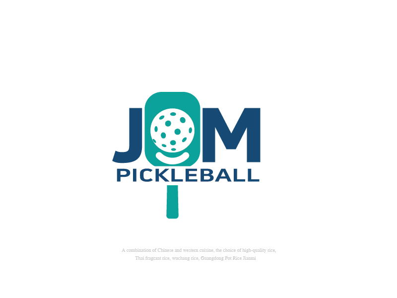 張俊的JOM PICKLEBALLlogo設(shè)計(jì)