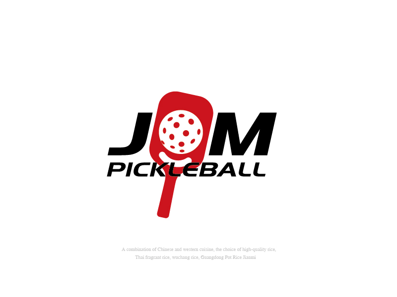 張俊的JOM PICKLEBALLlogo設(shè)計(jì)