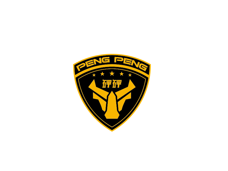 張俊的以砰砰商標元素為基礎,設計一個徽章LOGOlogo設計