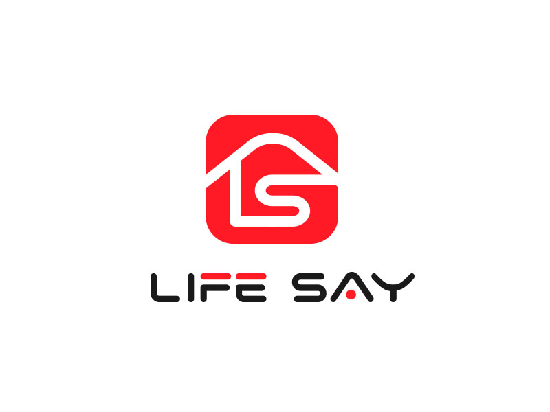 朱紅娟的life say / LIFE SAYlogo設(shè)計(jì)