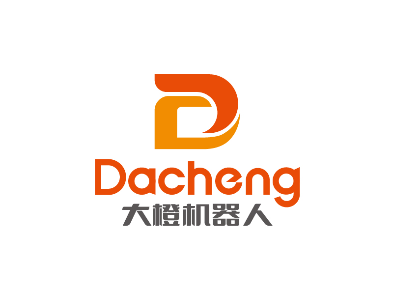 張俊的大橙機(jī)器人/橙擎機(jī)器人科技logo設(shè)計(jì)