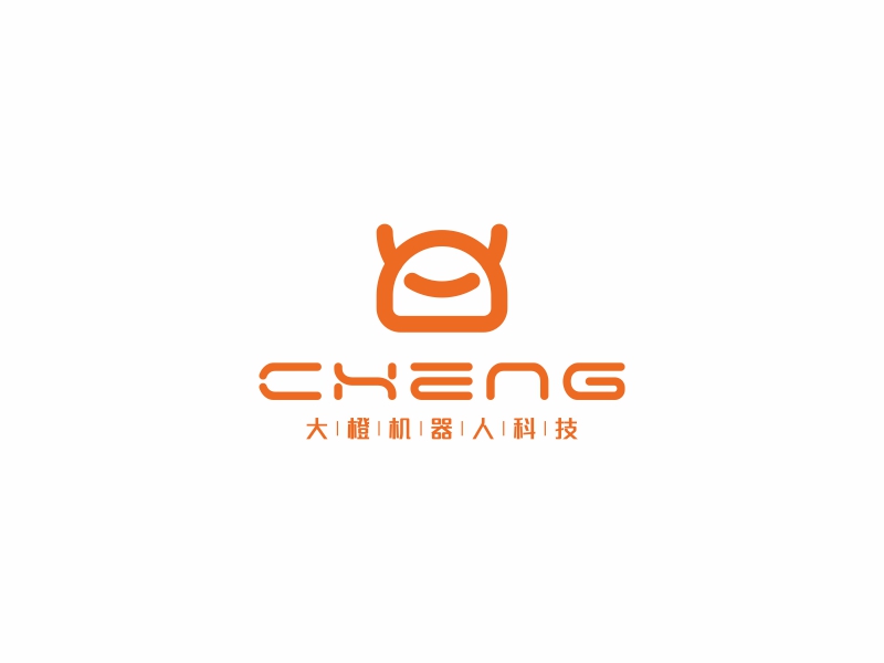 陳國(guó)偉的大橙機(jī)器人/橙擎機(jī)器人科技logo設(shè)計(jì)
