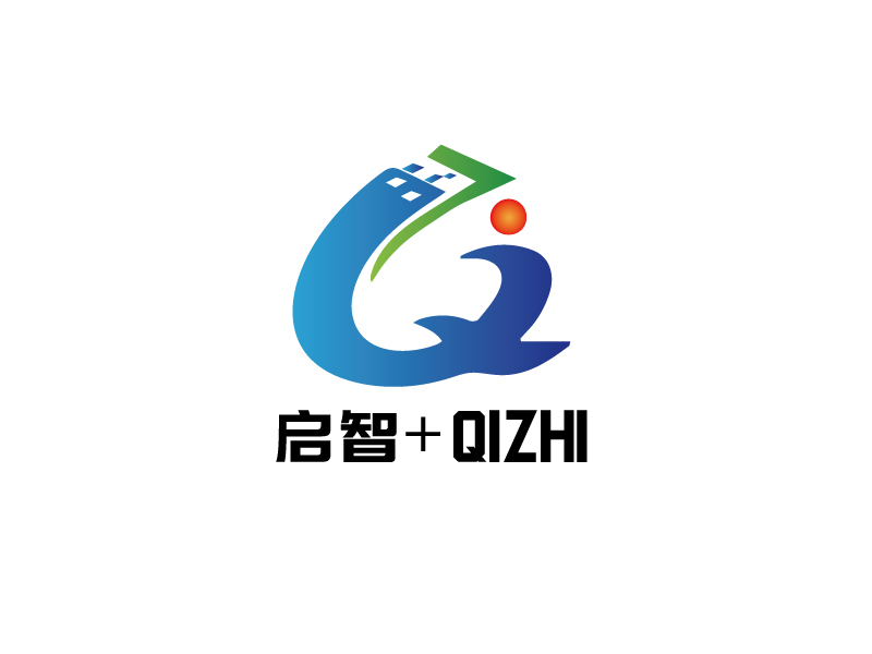秦光華的啟智+logo設(shè)計