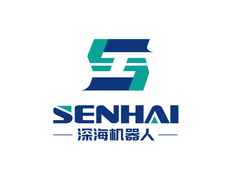 朱紅娟的深海機器人科技有限公司logo設(shè)計